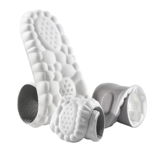 Grey PU Leather Insoles with Zip for Daily Wear