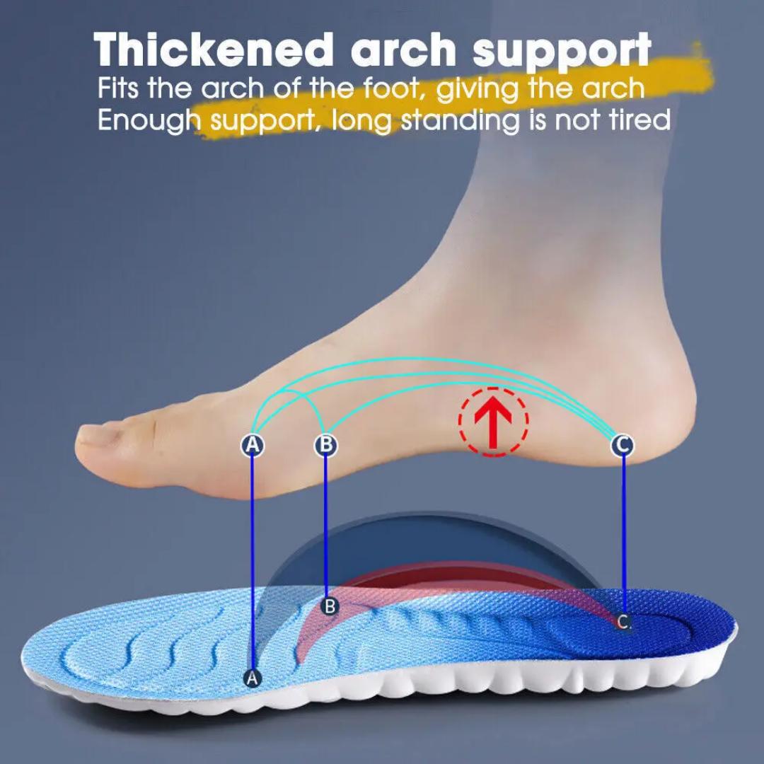 Grey PU Leather Insoles with Zip for Daily Wear